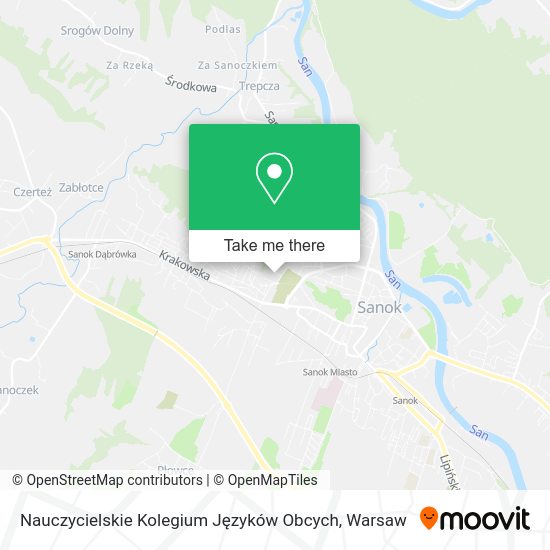 Nauczycielskie Kolegium Języków Obcych map