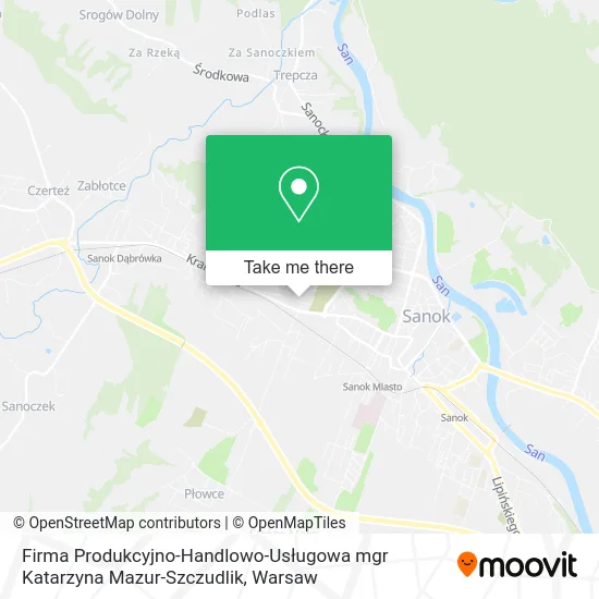 Карта Firma Produkcyjno-Handlowo-Usługowa mgr Katarzyna Mazur-Szczudlik