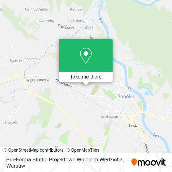 Pro-Forma Studio Projektowe Wojciech Wędzicha map