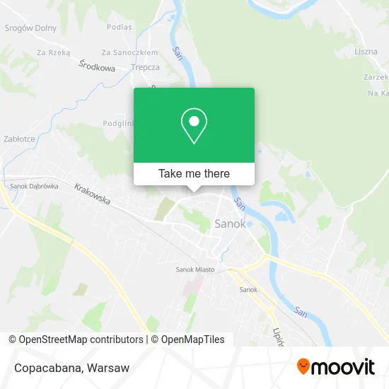 Карта Copacabana