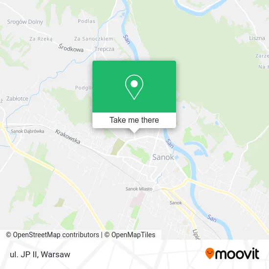 Карта ul. JP II