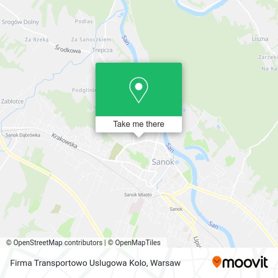 Firma Transportowo Uslugowa Kolo map