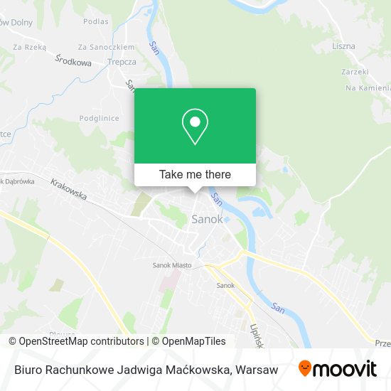 Biuro Rachunkowe Jadwiga Maćkowska map