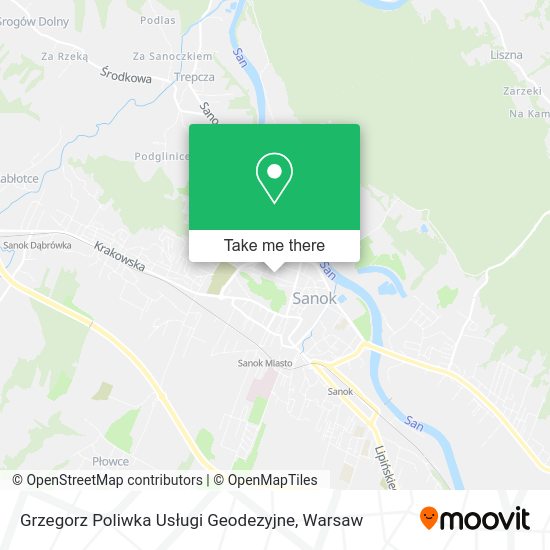 Grzegorz Poliwka Usługi Geodezyjne map