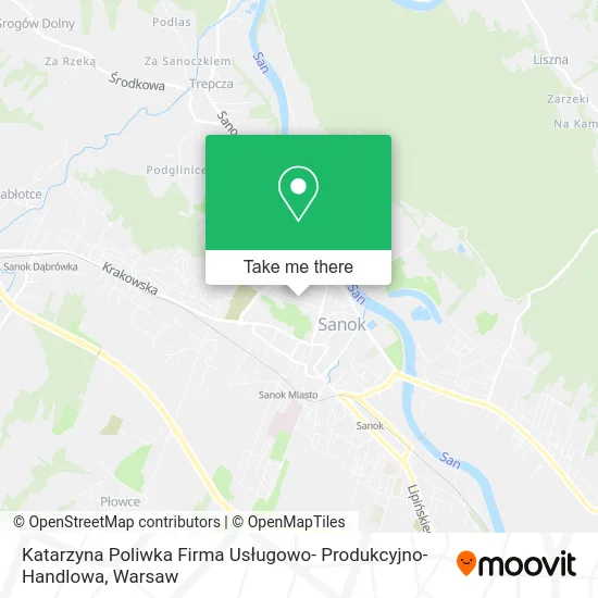 Katarzyna Poliwka Firma Usługowo- Produkcyjno-Handlowa map