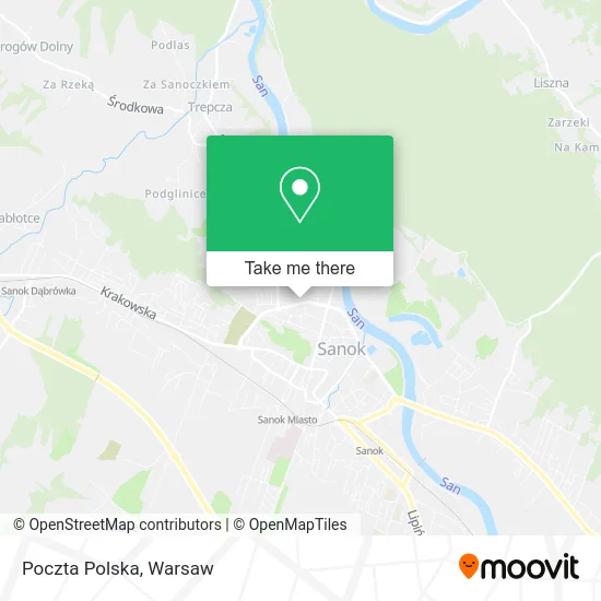 Poczta Polska map