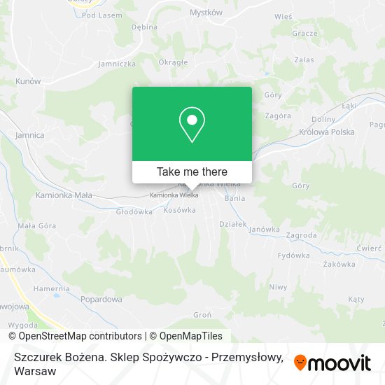 Szczurek Bożena. Sklep Spożywczo - Przemysłowy map