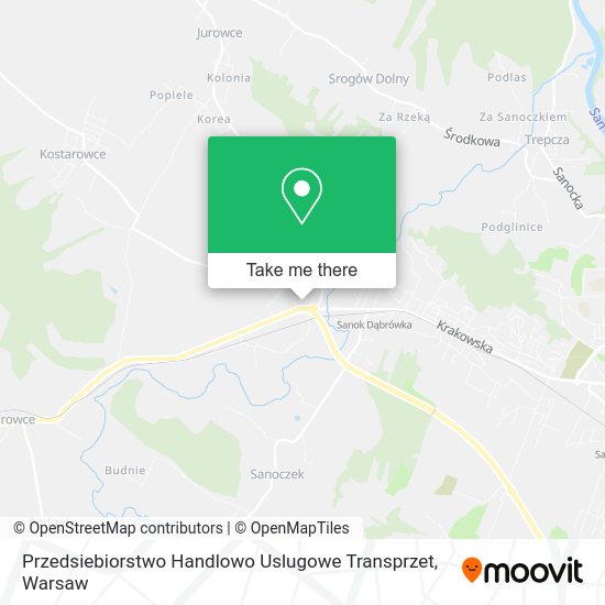 Карта Przedsiebiorstwo Handlowo Uslugowe Transprzet