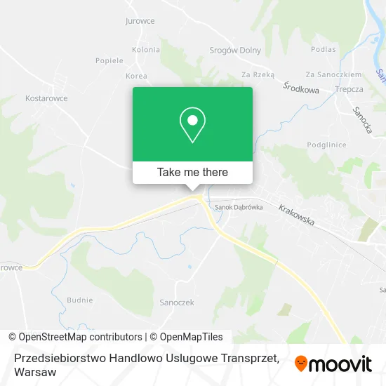 Карта Przedsiebiorstwo Handlowo Uslugowe Transprzet