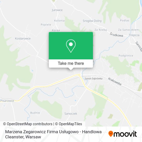 Marzena Zegarowicz Firma Usługowo - Handlowa Cleanster map