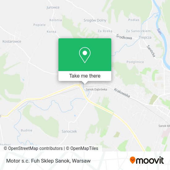 Motor s.c. Fuh Sklep Sanok map