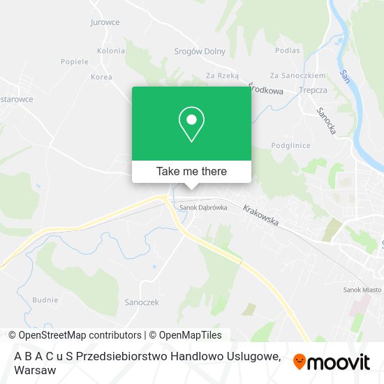 A B A C u S Przedsiebiorstwo Handlowo Uslugowe map