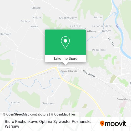 Biuro Rachunkowe Optima Sylwester Poznański map