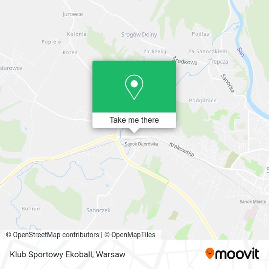 Klub Sportowy Ekoball map