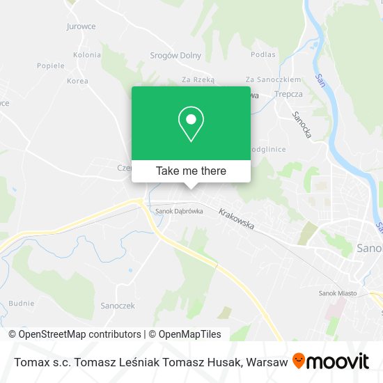 Tomax s.c. Tomasz Leśniak Tomasz Husak map