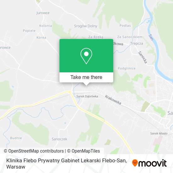 Klinika Flebo Prywatny Gabinet Lekarski Flebo-San map