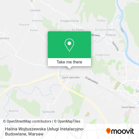 Halina Wojtuszewska Usługi Instalacyjno-Budowlane map