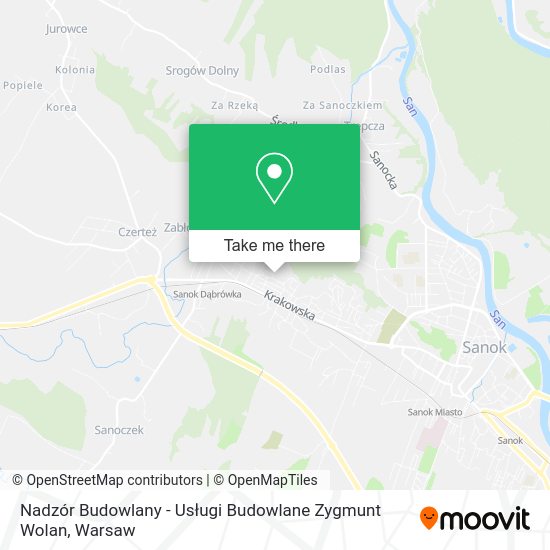 Nadzór Budowlany - Usługi Budowlane Zygmunt Wolan map