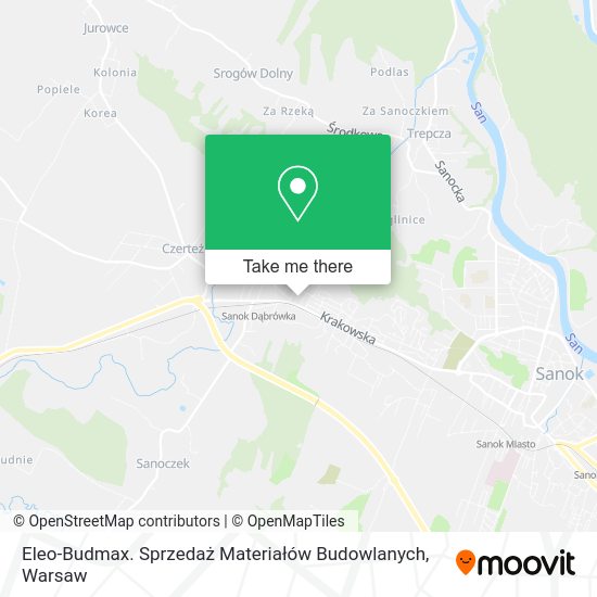 Eleo-Budmax. Sprzedaż Materiałów Budowlanych map