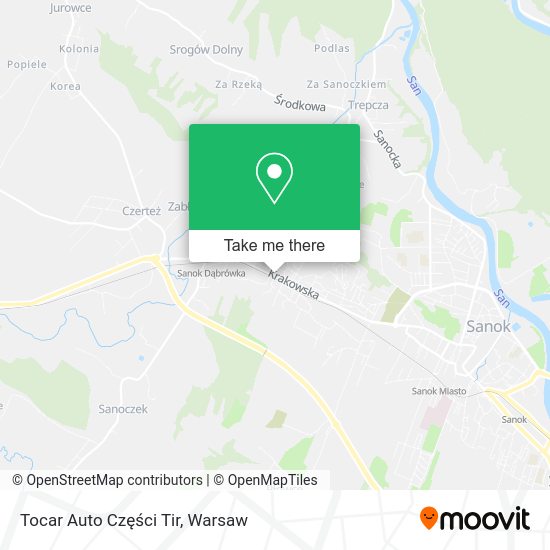 Tocar Auto Części Tir map