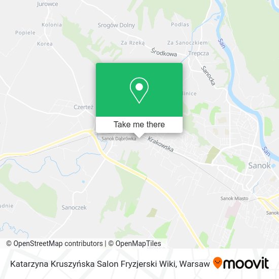 Карта Katarzyna Kruszyńska Salon Fryzjerski Wiki