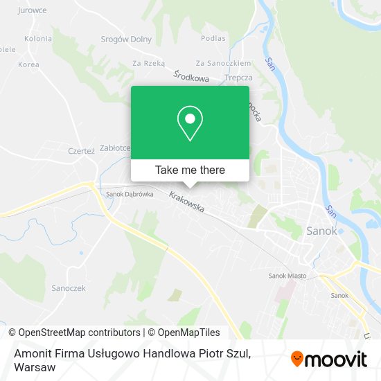 Amonit Firma Usługowo Handlowa Piotr Szul map