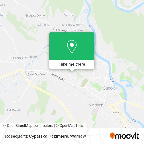 Rosequartz Cyparska Kazimiera map