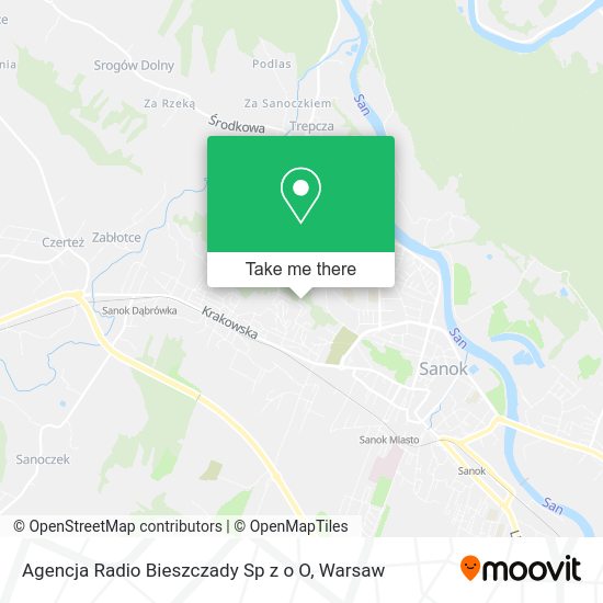 Agencja Radio Bieszczady Sp z o O map