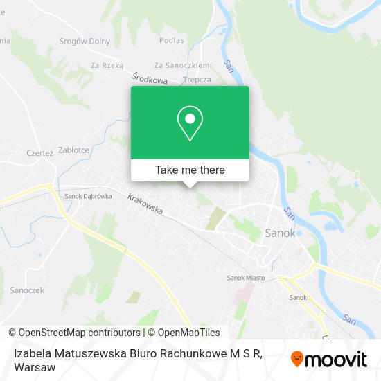 Izabela Matuszewska Biuro Rachunkowe M S R map