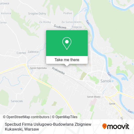 Specbud Firma Usługowo-Budowlana Zbigniew Kukawski map