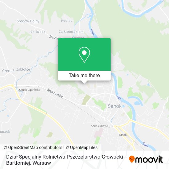 Dział Specjalny Rolnictwa Pszczelarstwo Głowacki Bartłomiej map