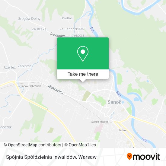 Spójnia Spółdzielnia Inwalidów map