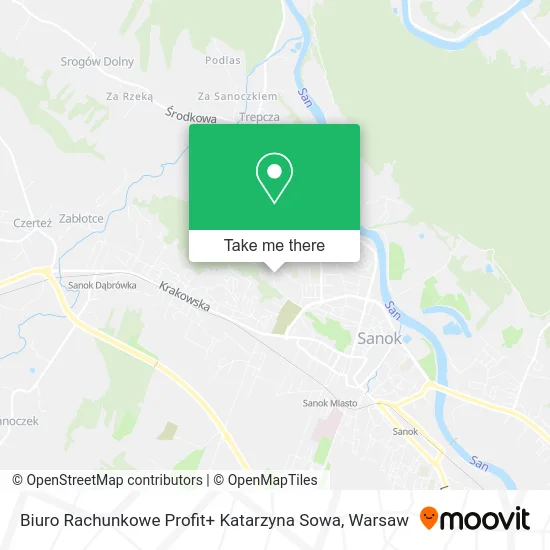 Карта Biuro Rachunkowe Profit+ Katarzyna Sowa