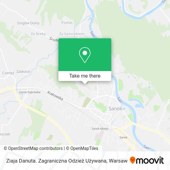 Ziaja Danuta. Zagraniczna Odzież Używana map