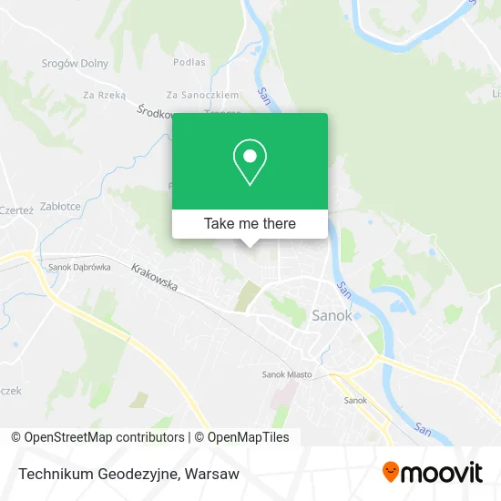 Карта Technikum Geodezyjne