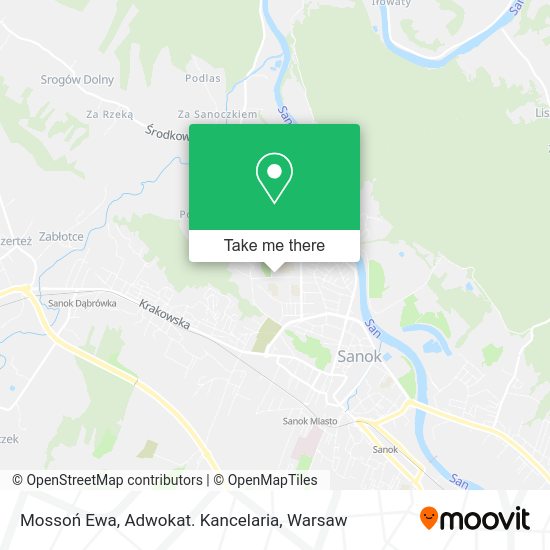 Mossoń Ewa, Adwokat. Kancelaria map