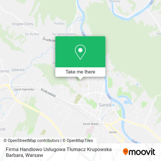 Firma Handlowo Usługowa Tłumacz Krupowska Barbara map