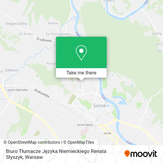 Biuro Tłumacze Języka Niemieckiego Renata Słyszyk map