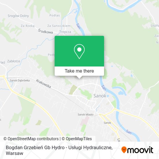 Bogdan Grzebień Gb Hydro - Usługi Hydrauliczne map