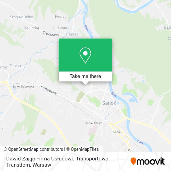 Dawid Zając Firma Usługowo Transportowa Transdom map