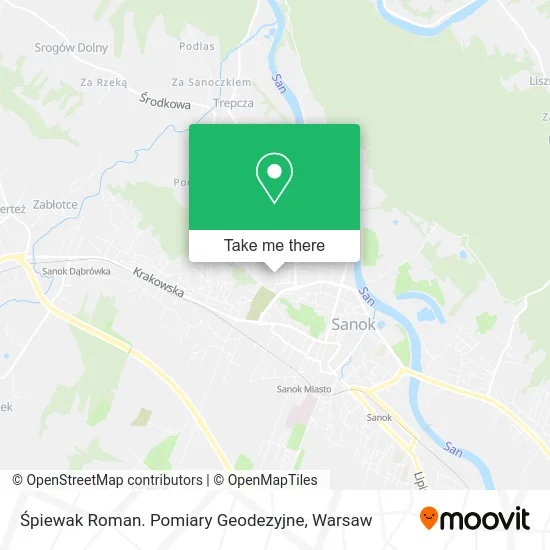 Карта Śpiewak Roman. Pomiary Geodezyjne
