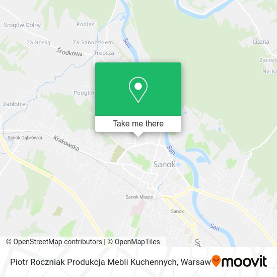 Piotr Roczniak Produkcja Mebli Kuchennych map