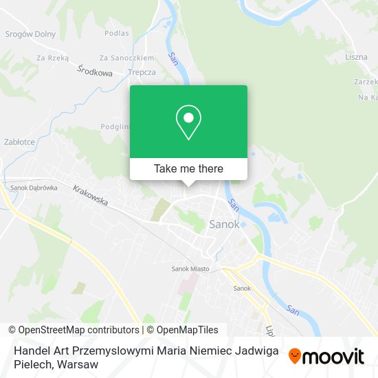 Handel Art Przemyslowymi Maria Niemiec Jadwiga Pielech map