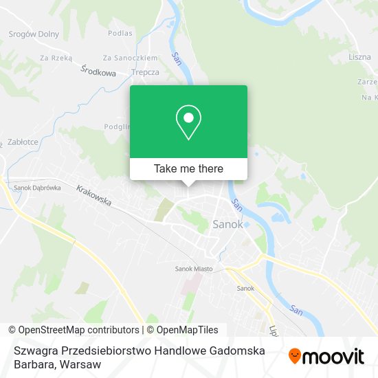 Szwagra Przedsiebiorstwo Handlowe Gadomska Barbara map