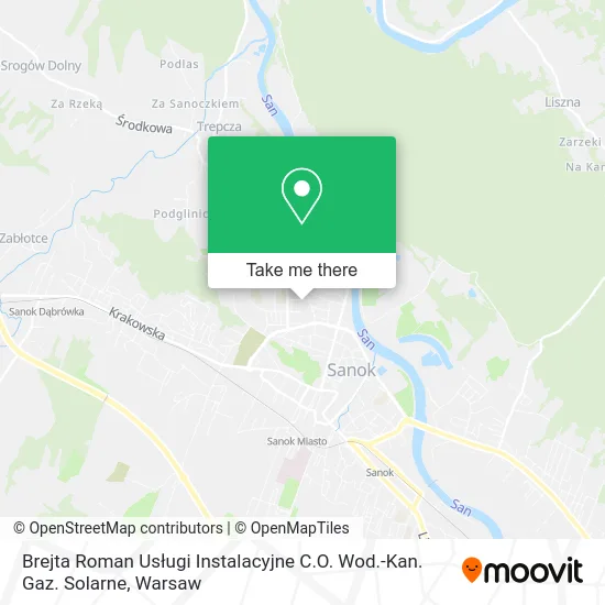Brejta Roman Usługi Instalacyjne C.O. Wod.-Kan. Gaz. Solarne map