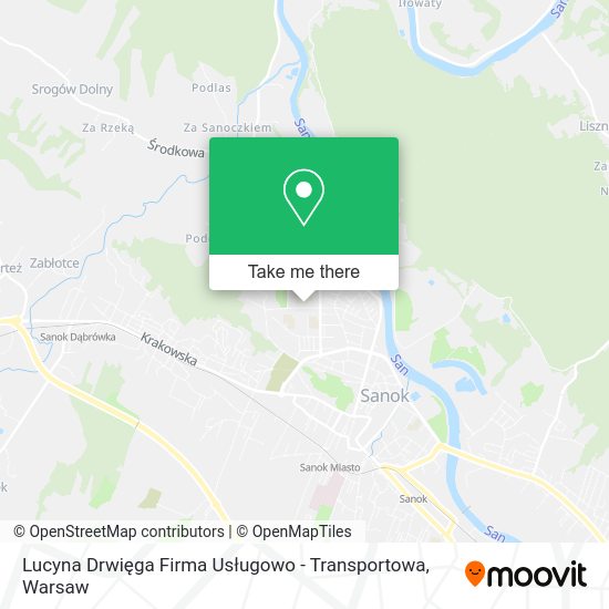 Lucyna Drwięga Firma Usługowo - Transportowa map