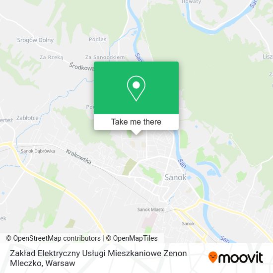 Zakład Elektryczny Usługi Mieszkaniowe Zenon Mleczko map