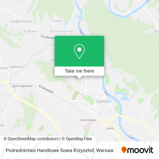 Pośrednictwo Handlowe Sowa Krzysztof map