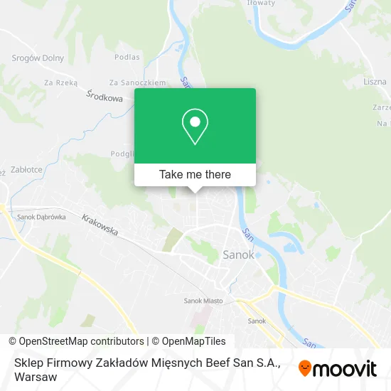 Sklep Firmowy Zakładów Mięsnych Beef San S.A. map