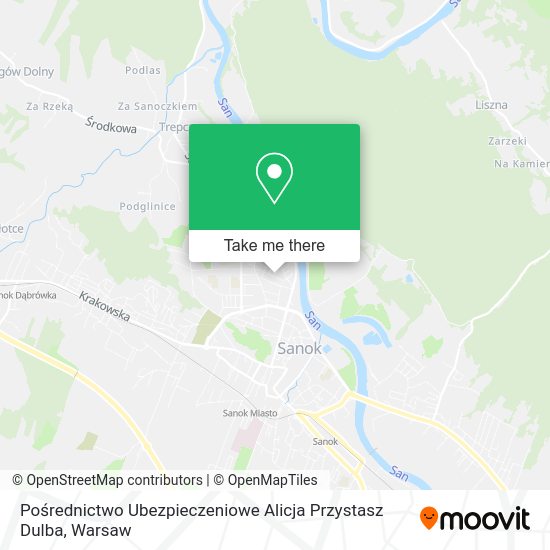 Pośrednictwo Ubezpieczeniowe Alicja Przystasz Dulba map